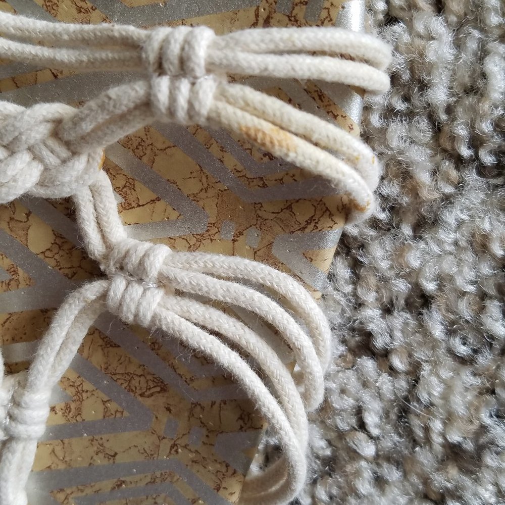 ROXY  WHITE GLADIATOR FLAT CORK SANDAL TIE SHOE 9 - Picture 9 of 9